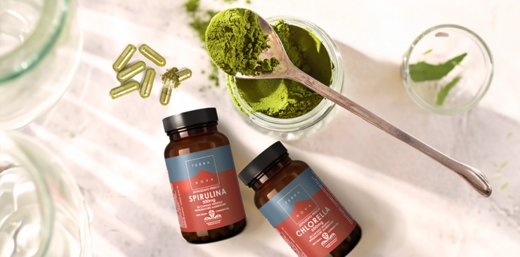 Proprietà delle alghe Chlorella e Spirulina