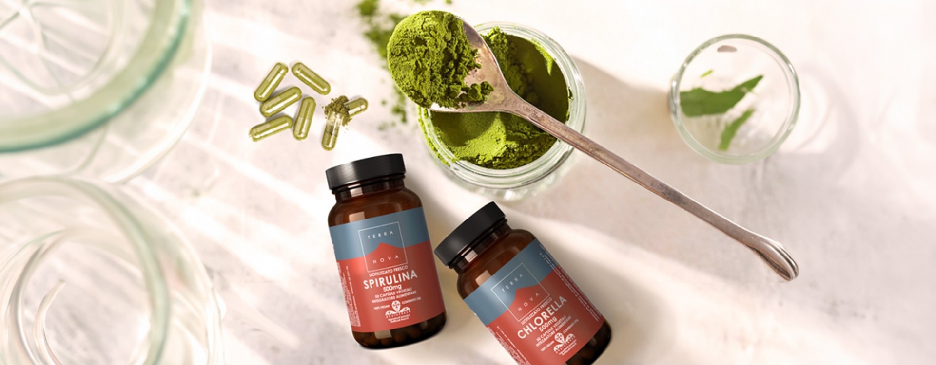 Proprietà delle alghe Chlorella e Spirulina