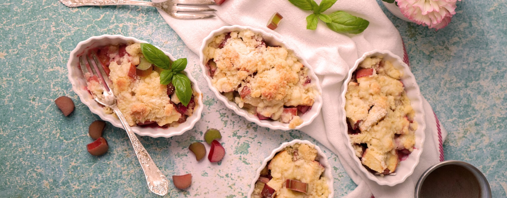 Crumble al Rabarbaro