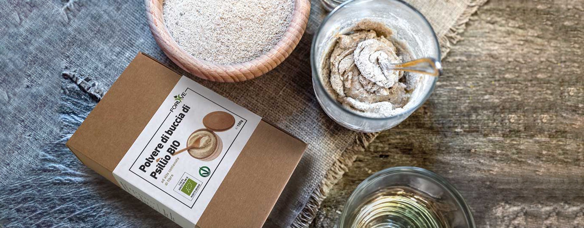 Polvere di Buccia di Psillio Bio