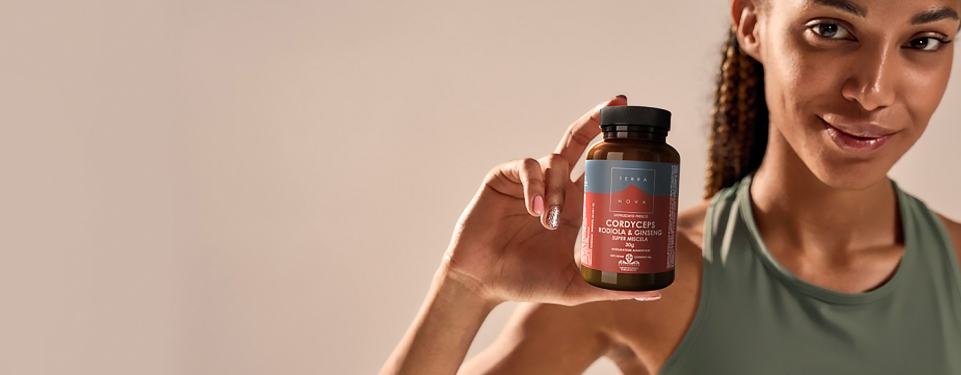 La super miscela di Cordyceps, Rhodiola e Ginseng di Terranova
