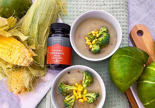 Vellutata di Broccoli, Mais e Astragalo