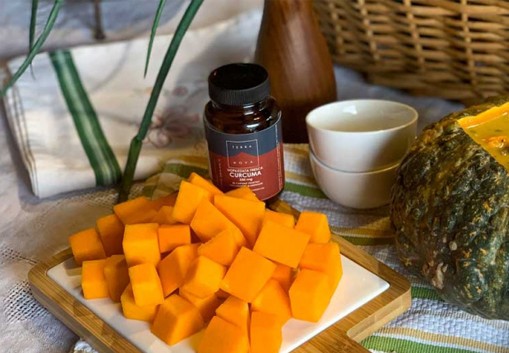 Vellutata di zucca alla Curcuma