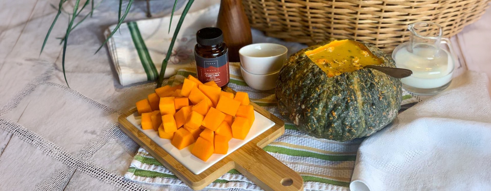 Vellutata di zucca alla Curcuma